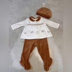 Velvet 3 piece matching set